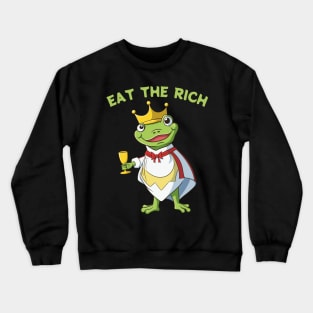 Eat The Rich Frog Crewneck Sweatshirt